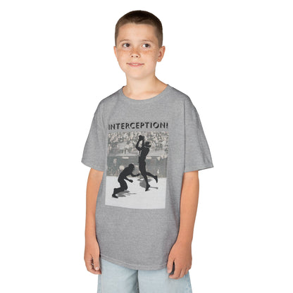 Football Interception Tee - Kids T-Shirt