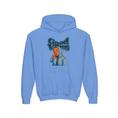 Peace Good Vibes - Kids/Youth Hoodie Gildan 18500B