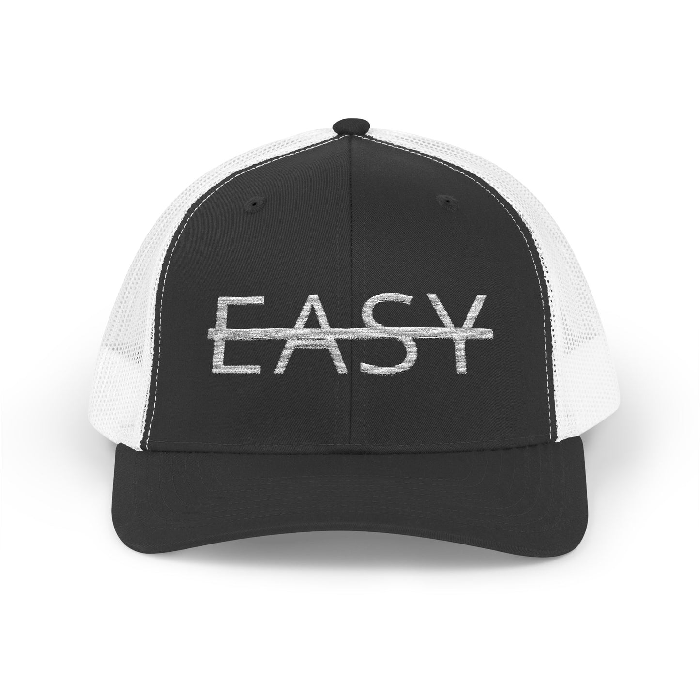 Unisex Not Easy Snapback Trucker Cap - Embroidered
