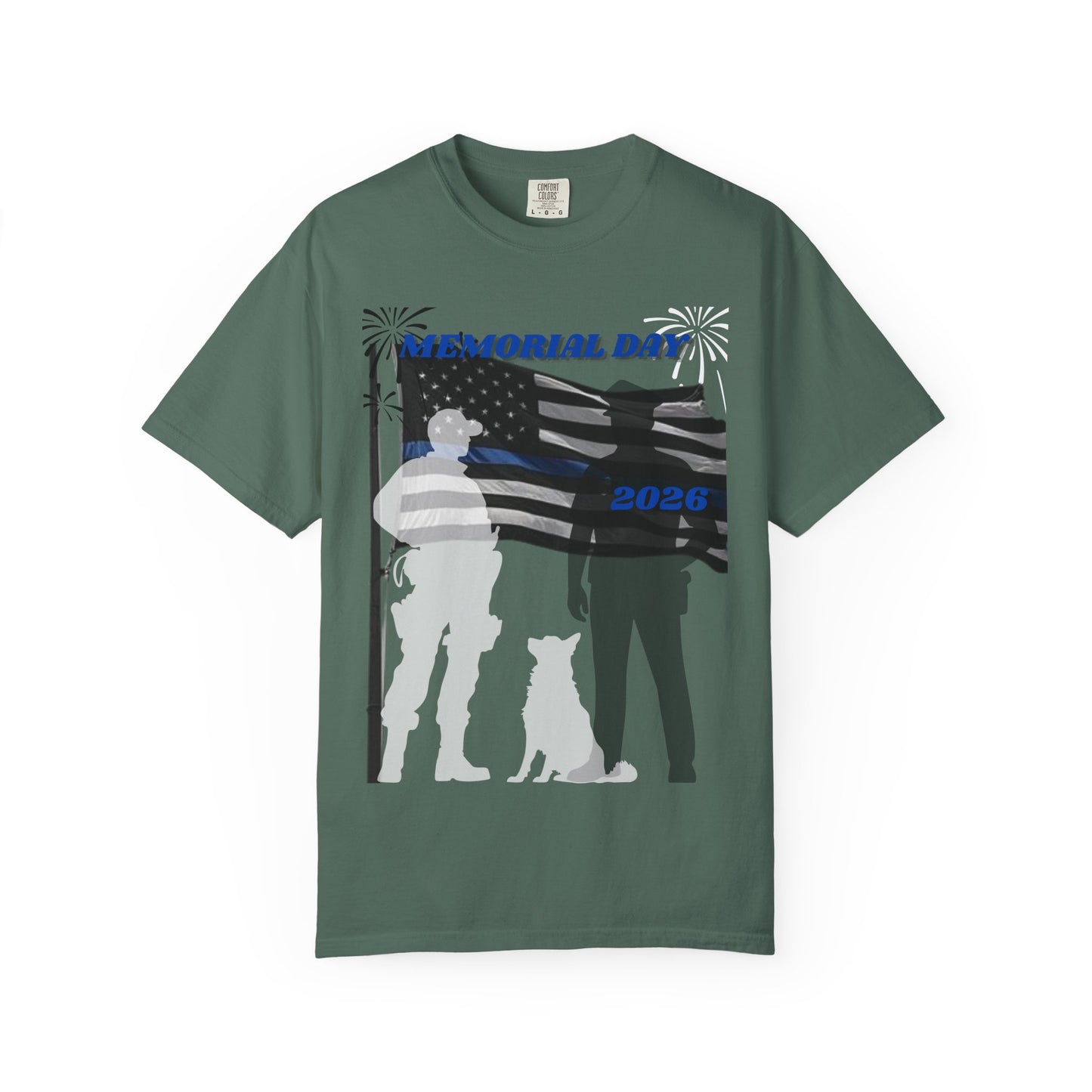 Memorial Day Police 26-Unisex T-shirt