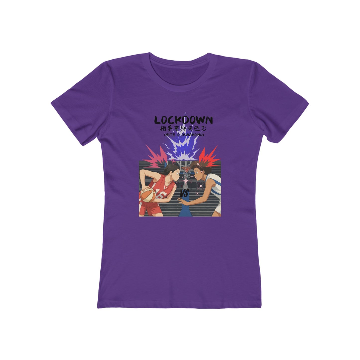 Anime Women B Ball Tee - Women’s Boyfriend Fit Celebration T-Shirt