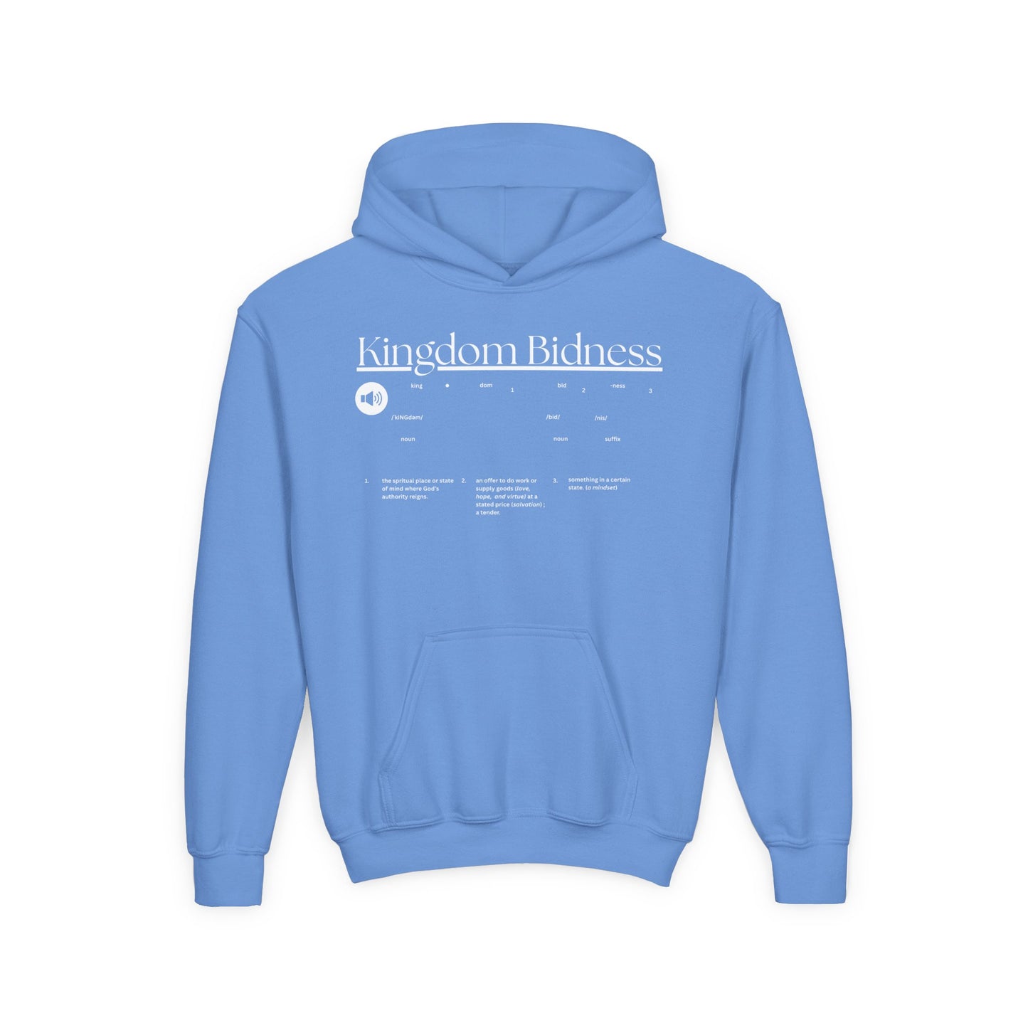 Kingdom - Kids/Youth Hoodie Gildan 18500B