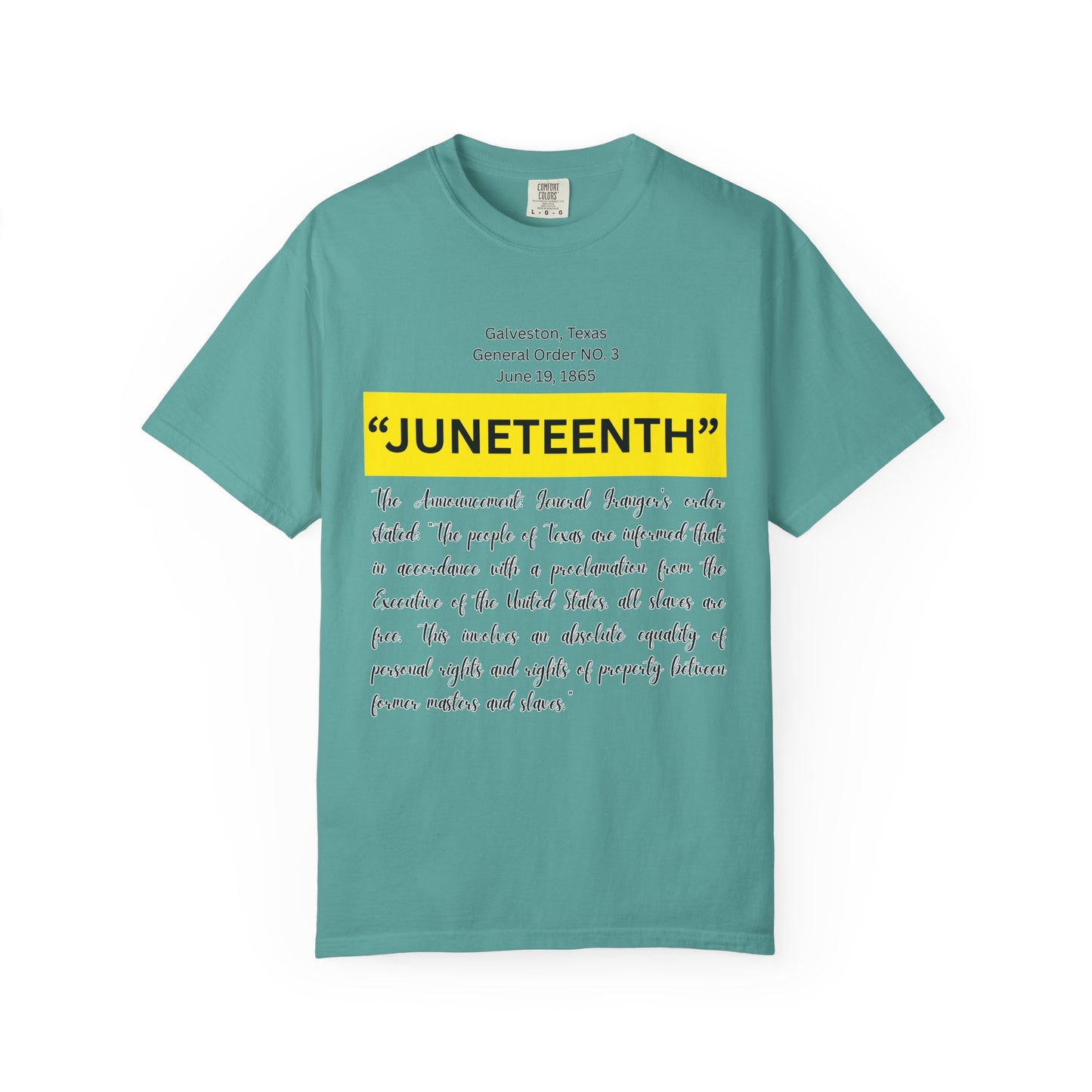 Juneteenth G O 3 Tee - Unisex T-shirt