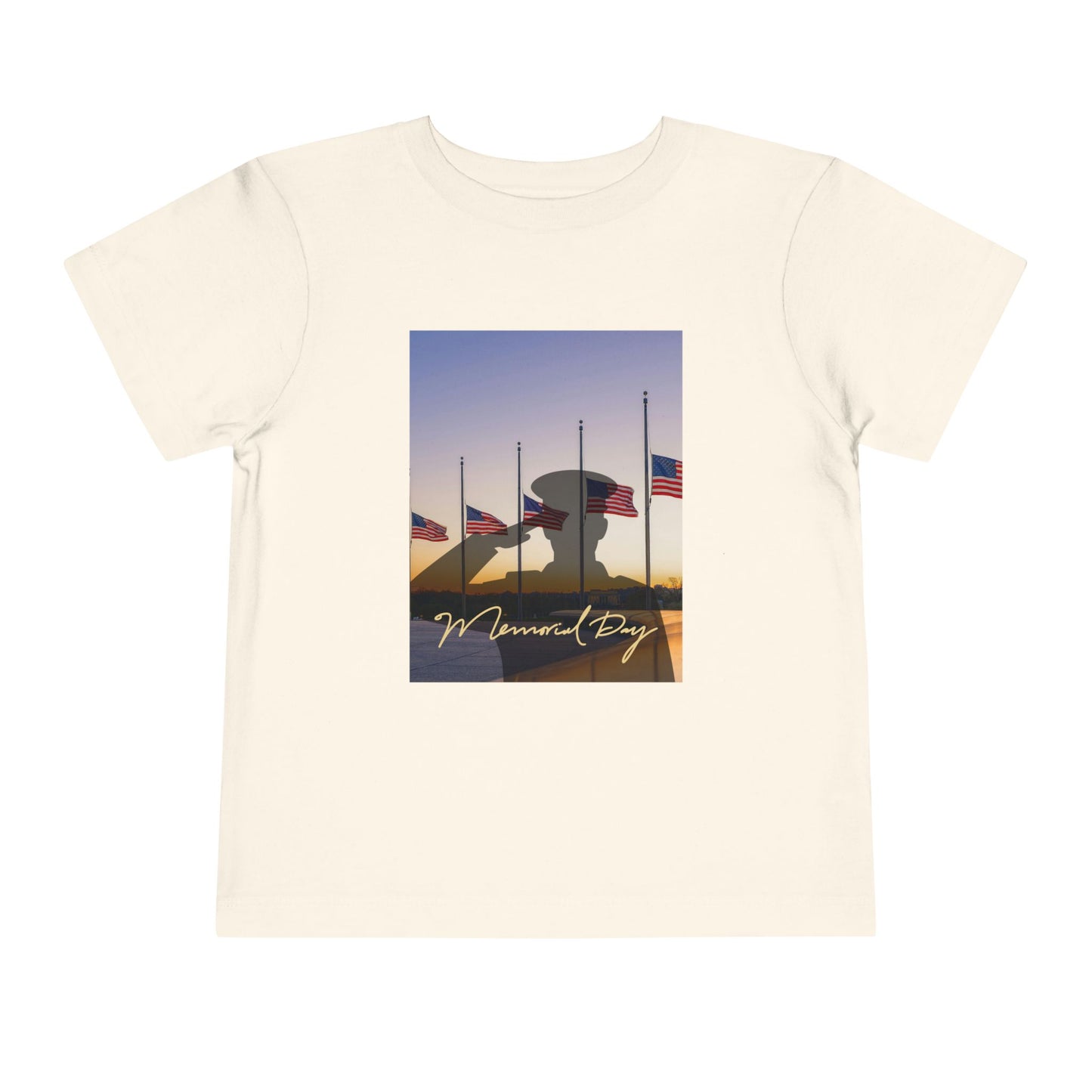 Half Mast Memorial Day Tee — Toddler Graphic T-Shirt