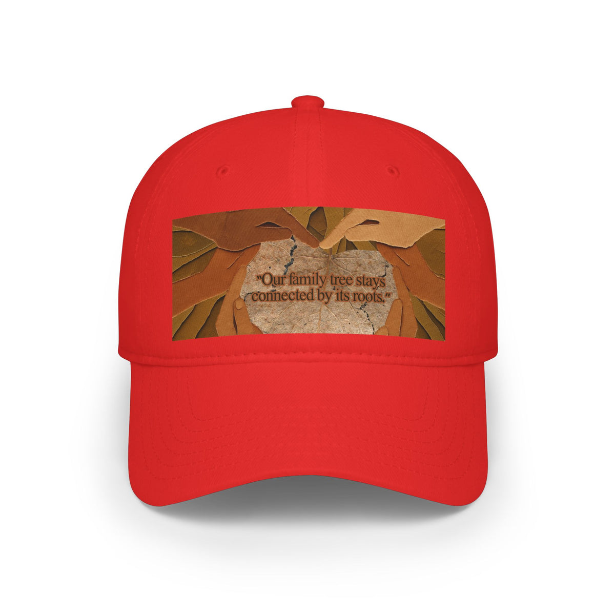 Unisex Family Leaf Low-Profile Baseball Cap - Printed