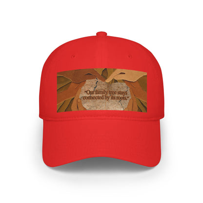 Unisex Family Leaf Low-Profile Baseball Cap - Printed