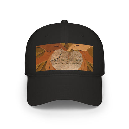 Unisex Family Leaf Low-Profile Baseball Cap - Printed