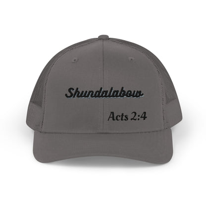 Unisex Acts 2:4 Snapback Trucker Cap - Embroidered