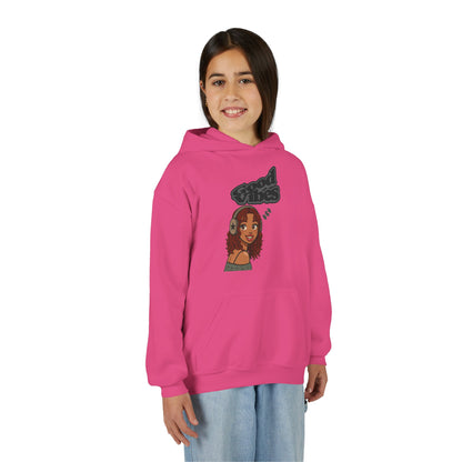 Her Cool Vibes - Kids/Youth Hoodie Gildan 18500B