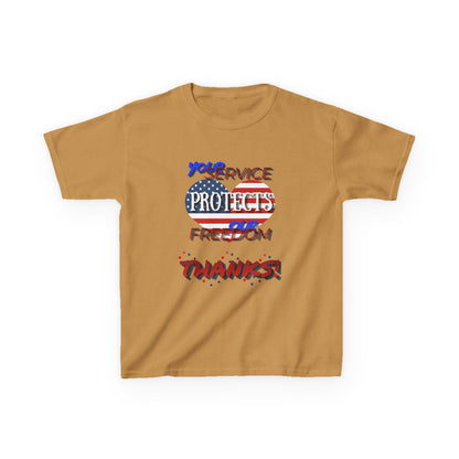 Thanks 4 Service Memorial Day Tee - G5000B Kids T-Shirt