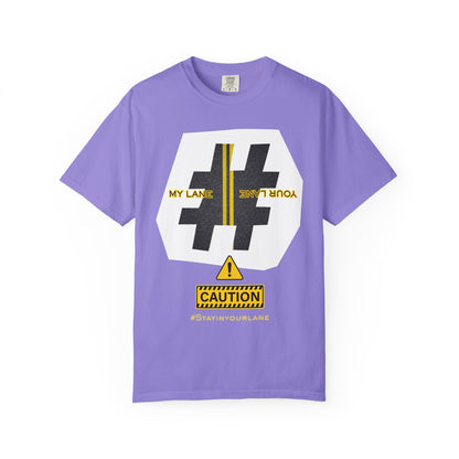 Black White Yellow Lanes Tee - Unisex T-shirt