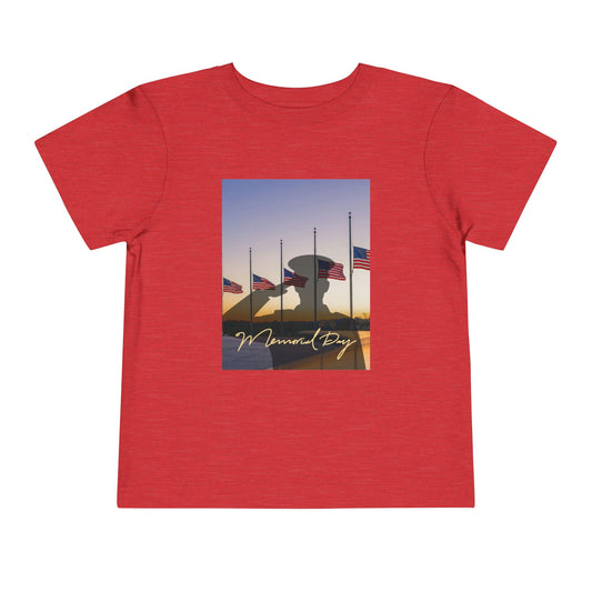 Half Mast Memorial Day Tee — Toddler Graphic T-Shirt
