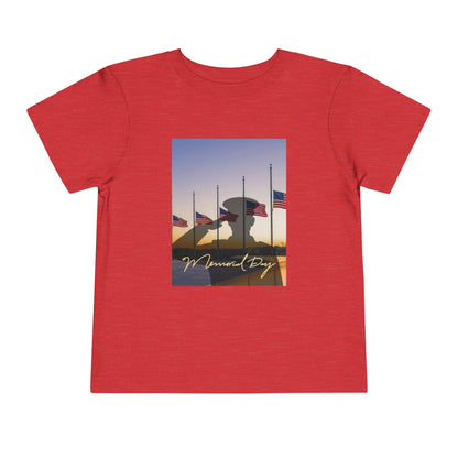Half Mast Memorial Day Tee — Toddler Graphic T-Shirt