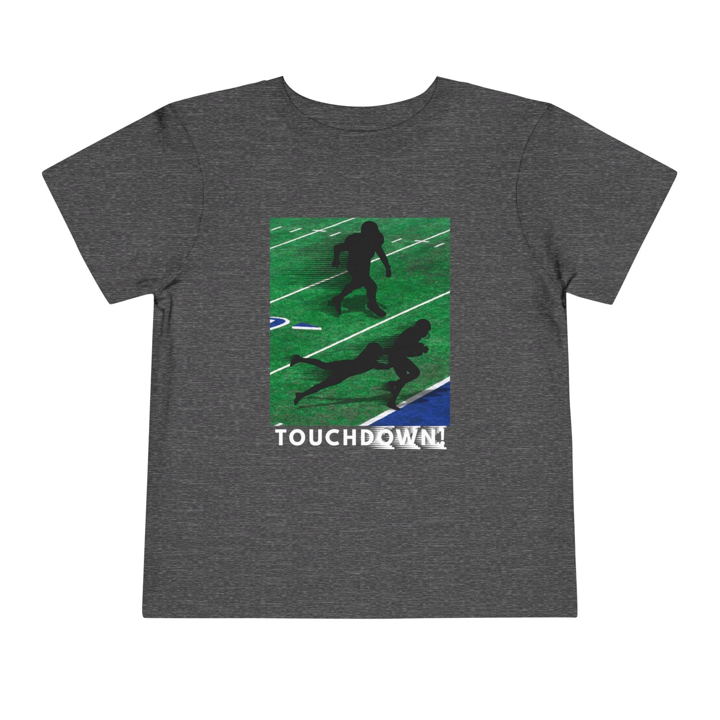 Touchdown Football Tee — Toddler Graphic T-Shirt