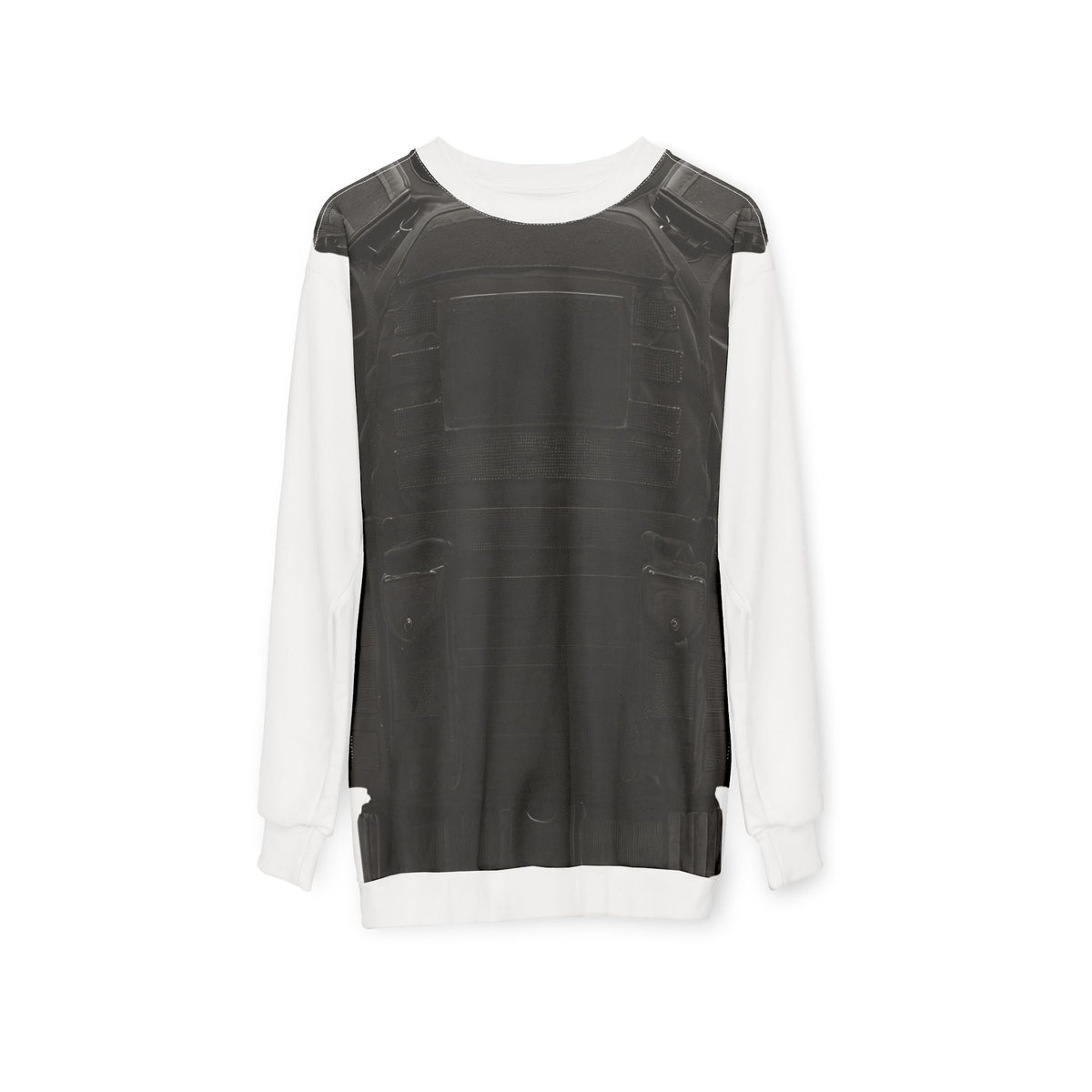 'No Weapon Formed...'Tactical Vest Sweatshirt - AOP Printed Crewneck