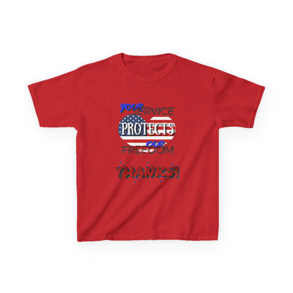 Thanks 4 Service Memorial Day Tee - G5000B Kids T-Shirt
