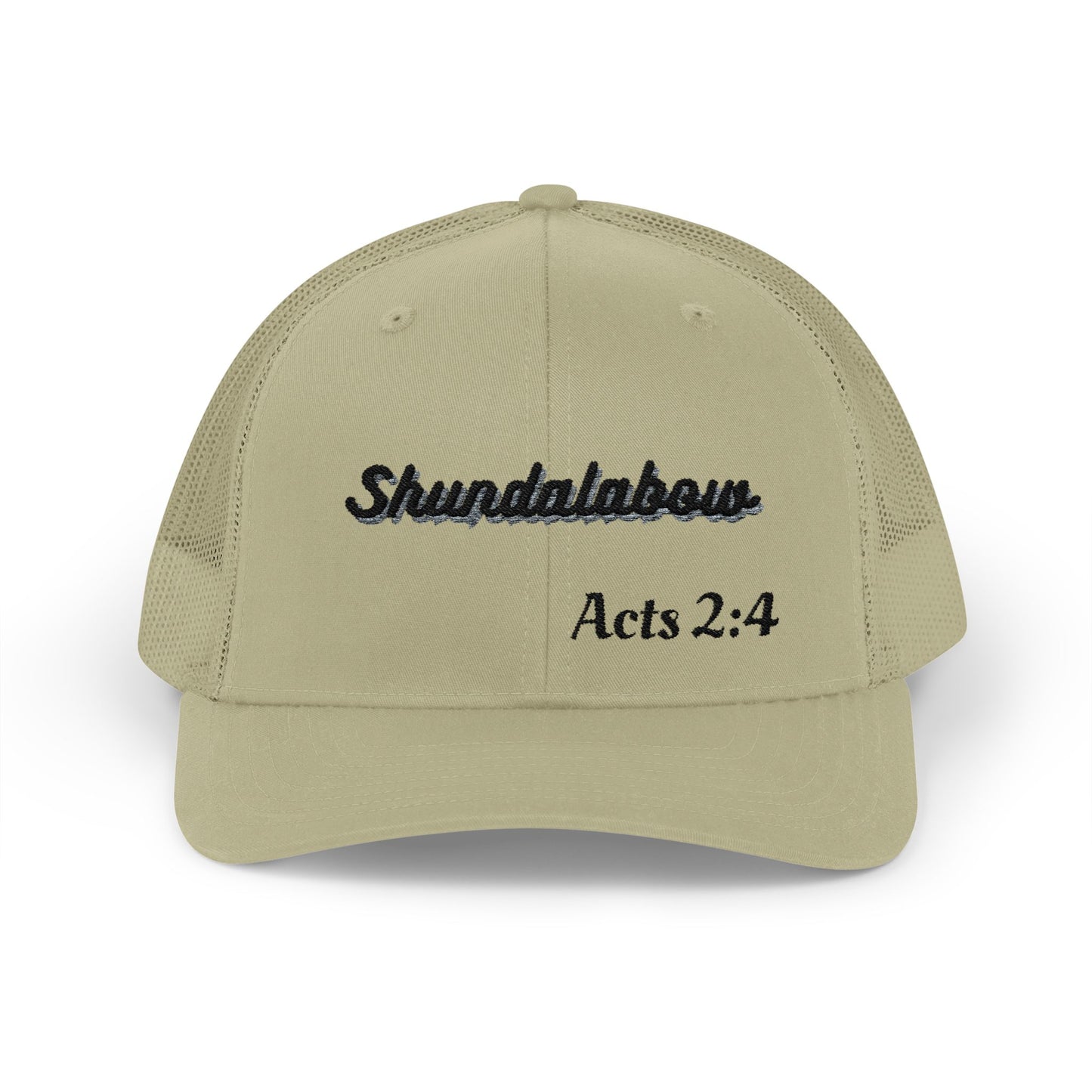 Unisex Acts 2:4 Snapback Trucker Cap - Embroidered