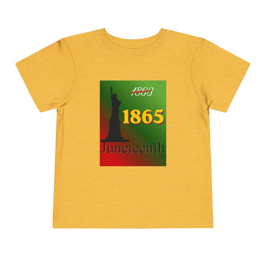 1863 1865 Liberty Juneteenth Tee — Toddler Graphic T-Shirt