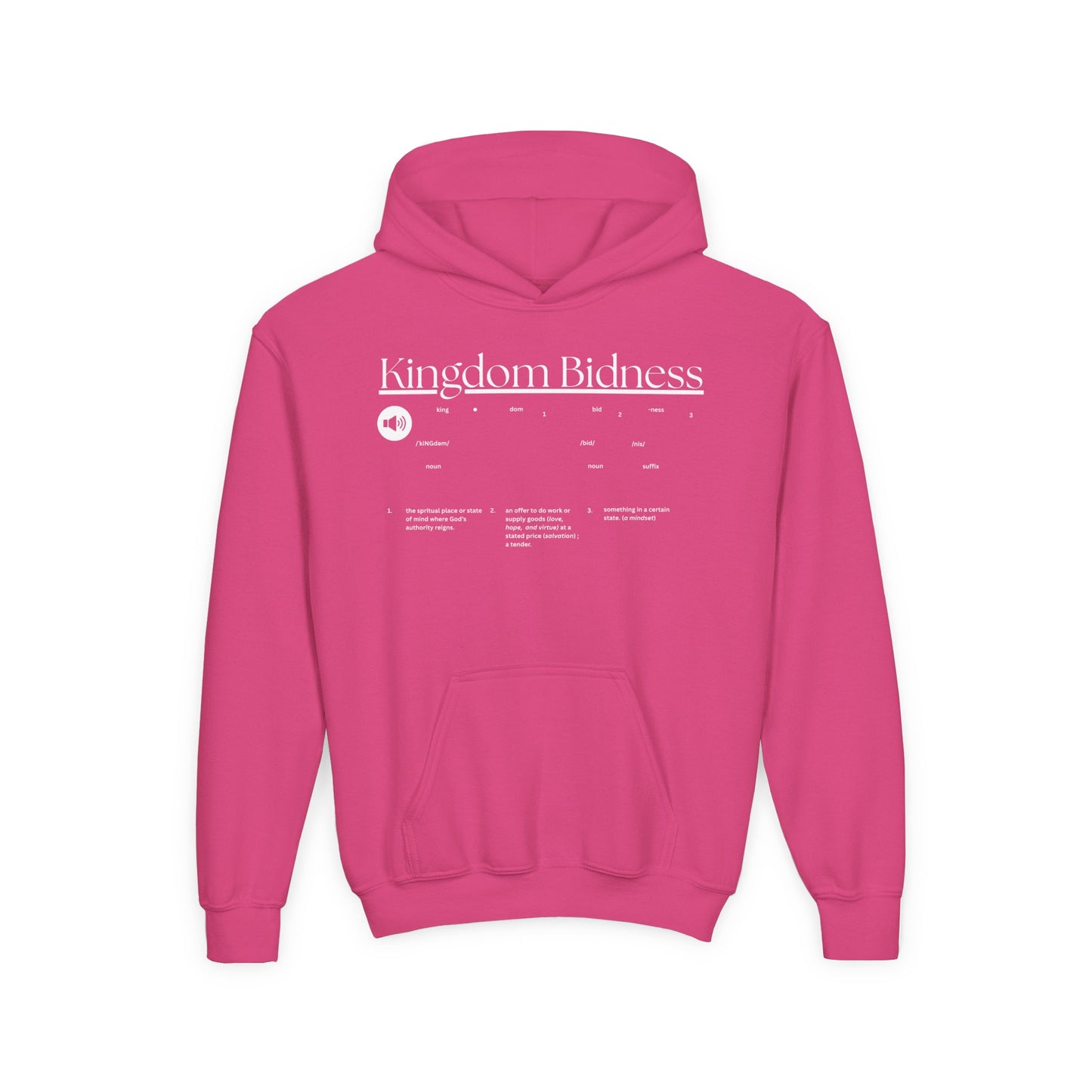 Kingdom - Kids/Youth Hoodie Gildan 18500B