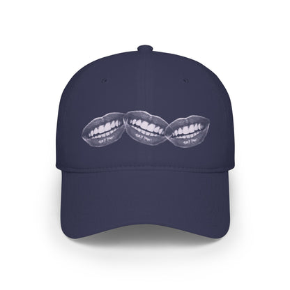 Unisex 3Smile Glitch Low-Profile Baseball Cap - Printed