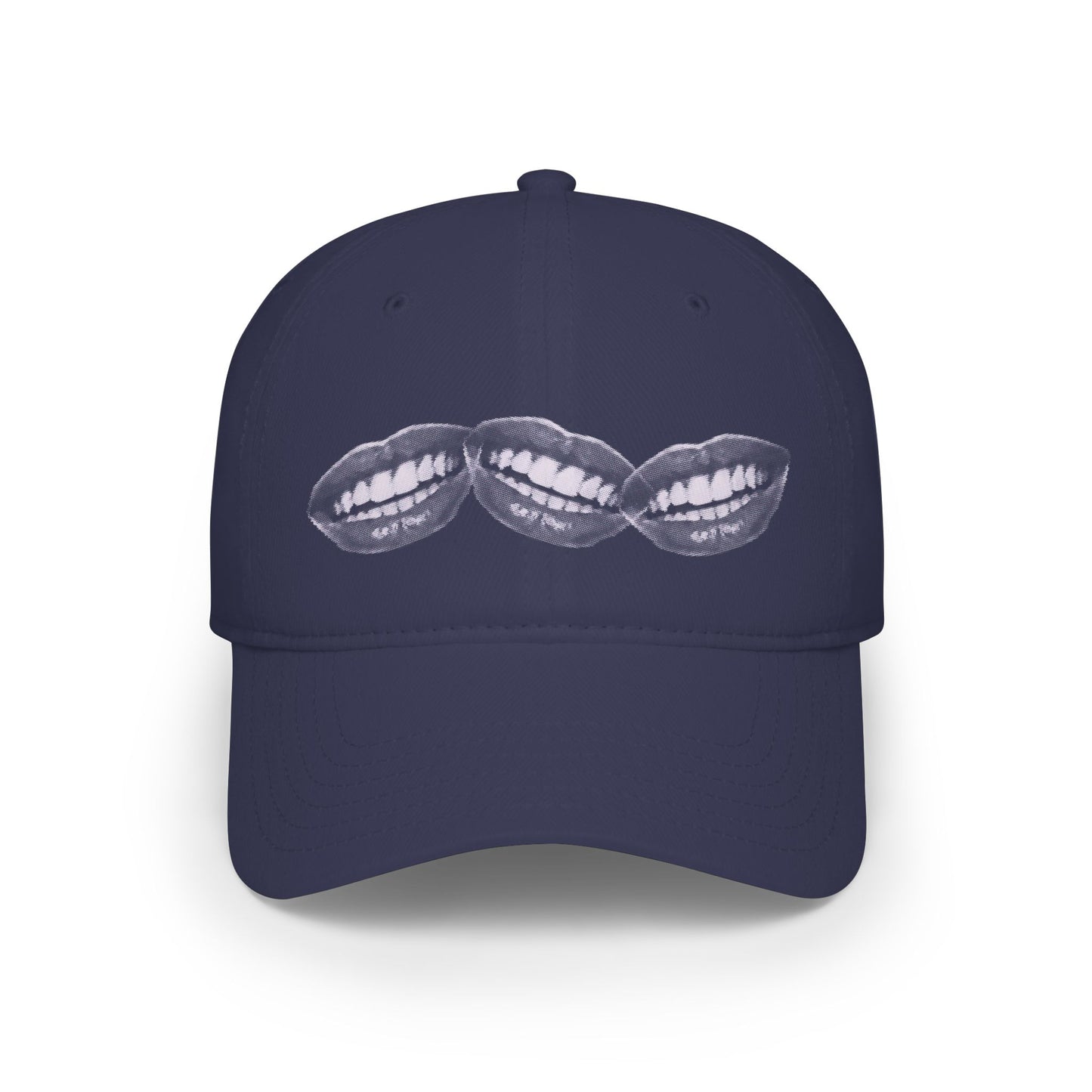 Unisex 3Smile Glitch Low-Profile Baseball Cap - Printed