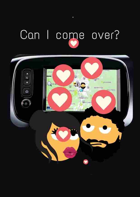 Emoji-Can I come over to (see him)-Candor