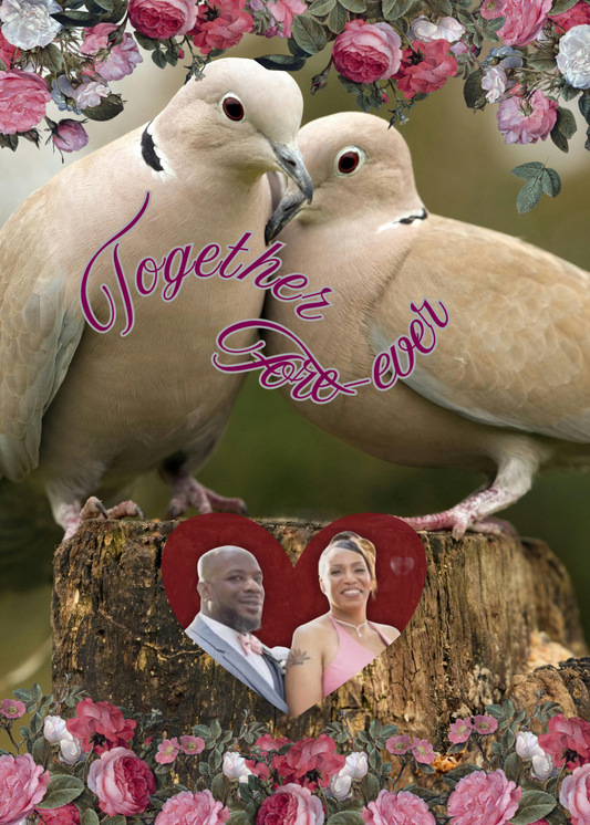 Couple Photo doves Together Forever-Candor