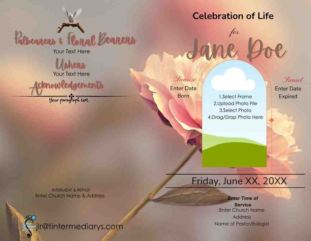 Peach Brown Obituary - Bifold