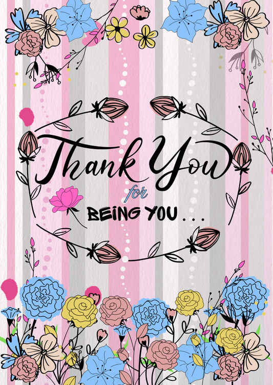 Thank You for Being You Virtual Template-Candor