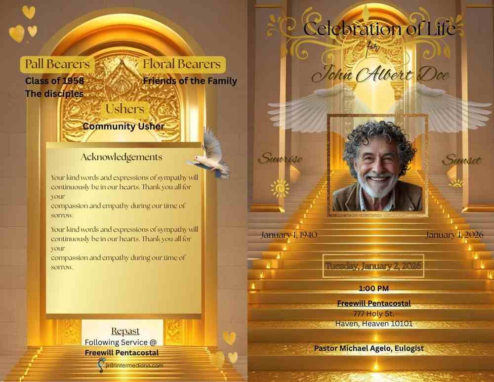 Golden Gate Obituary - Bifold
