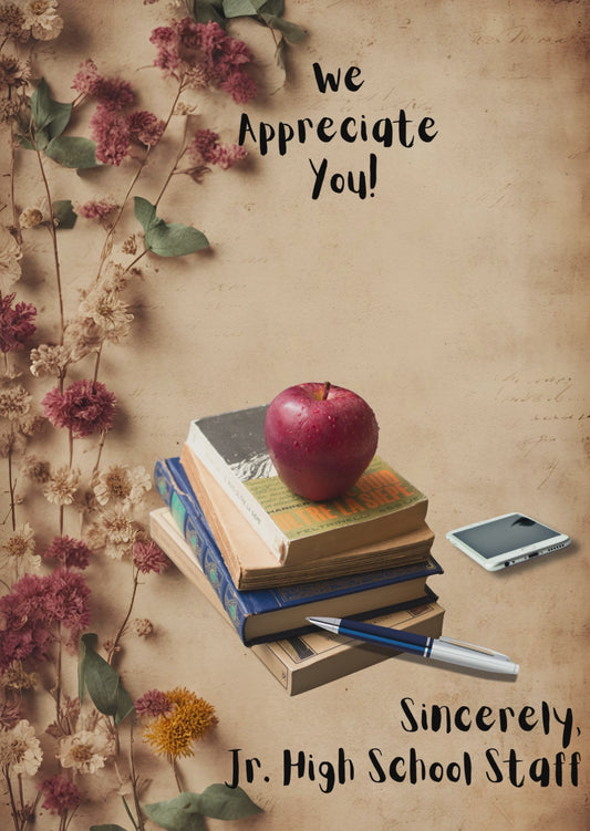 Rustic Teacher Appreciation-Candor