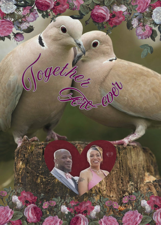 Couple Photo doves Together Forever-Candor